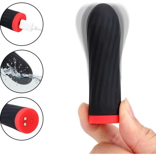 OLO 10 Speeds Mini Bullet USB Charging Vibrator Nipple Clitoris Stimulator G-spot Massage Sex Toy for Women Female Masturbator