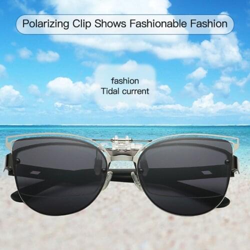 Men Women Polarized Clip On Sunglasses Fishing Night Anti UV Driving Cycling Riding Fishing Sun Glasses Clips Fashion
