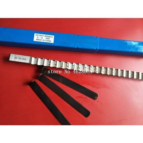18mm E Push-Type Keyway Broach Metric Sized HSS Broach Cutting Tool knife with Shim for CNC Machine GOOD