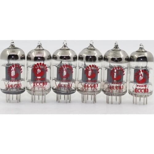 PSVANE Hi-Fi Tube ECC83 9 Pins Replace 12AX7 Mini DIY Amiplifier Tube Precise Matching