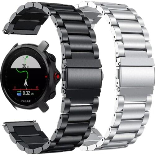 Stainless Steel Straps For POLAR Vantage M/M2 Smart Watch Band Replace Metal Bracelets For POLAR Grit X/Ignite 2/Unite Correa