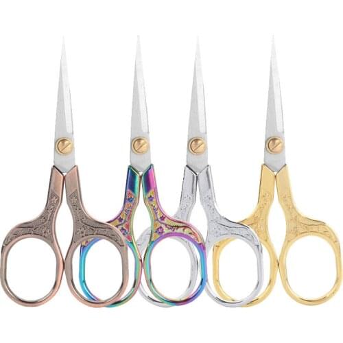 Sewing Scissors Stainless Steel Tailor Vintage Scissors Sharp Sewing Shears fFor Embroidery Sewing DIY Craft Art Work