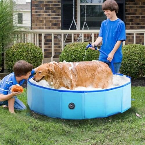 Outdoor swimming pool dog cat Shower Foldable Pet swimming Pool Cat Dog Water Pool Easy Carry cate dog Pet shower swimming Pool