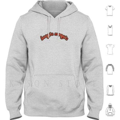 Old Boogie Woogie Hoodie Long Sleeve Bass Synth Piano Musician Guitarist Bassist Drums Drummer Woogie Rock Cool