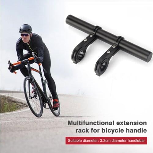 Flashlight Extension Bracket Bicycle Handlebar Extender Aluminum Alloy Headlight for Outdoor Cycle Biking Entertainment