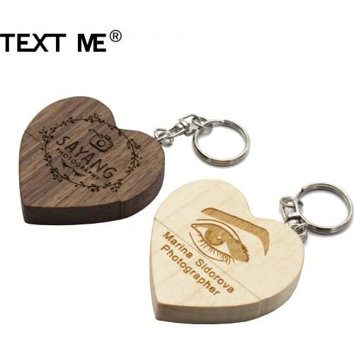 TEXT ME creative love heart usb flash drive 4GB 8GB 16GB 32GB 64GB usb 2.0 gift pendrive LOGO