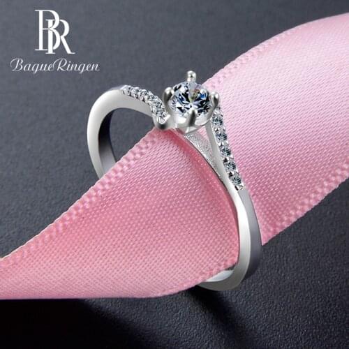 Bague Ringen Sterling silver 925 jewelry Rings for women Nine Hearts and One Flower Simple Modern Fashion Wedding Engagement