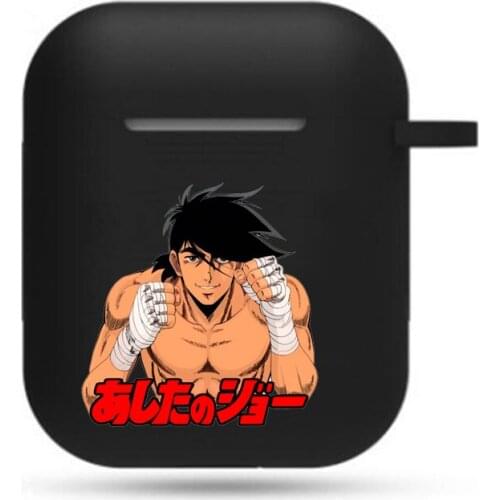 Japan anime Ashita no Joe Earphone Case Headphone Case boy girls Airpods Bluetooth Earphone case Protective Headset Cover