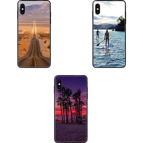 For Apple iPhone X XR XS 11 12Pro MAX 5S 5C SE 6S 7 8 Plus 2020 Reasonal Price Hakuna California Style Black Soft TPU Case