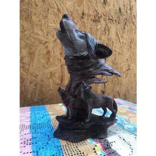 Wolf Fry Animal Object Decor Accessory Decorative Decoration Home Garden Design Gift Elemeği Cafe Desktop