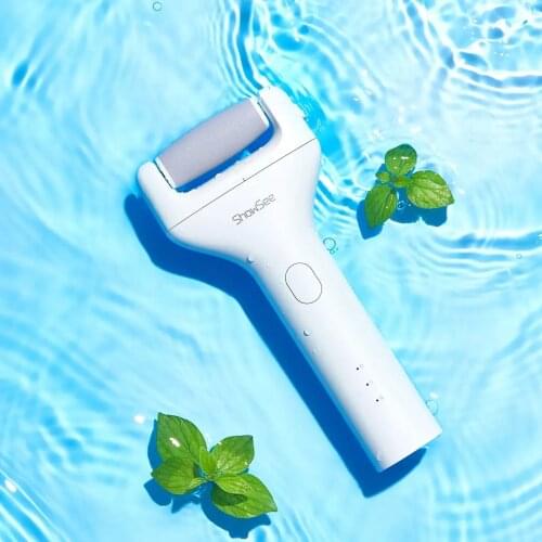 Showsee Electric Foot File Vacuum Callus Remover Dry Dead Professional Pedicure Tools Electric Foot Grinder Foot Skin Care B1-W