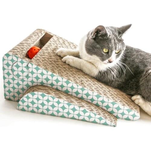 Cat Scratcher Bell Balls Toy Scratch Board Grinding Nails Play Toys For Cats Kittens Pet Scratching Climbing Tree Mat Claws Care