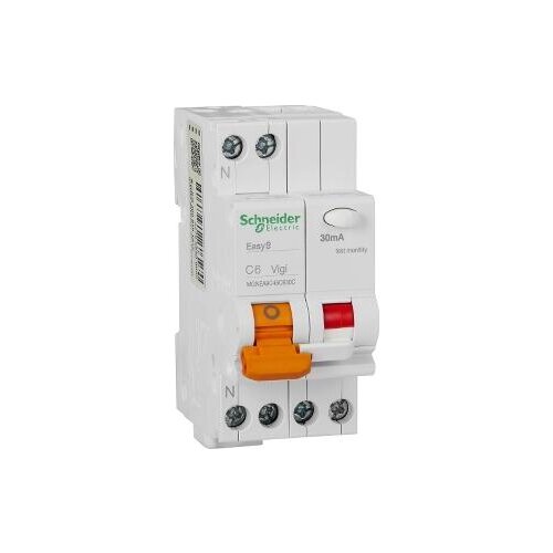 MGNEA9C45C630CA EA9C45 1P+N C6A 30mA A 1P+N | C | 30mA | 6A EA9C45 Leakage Protection Circuit Breaker