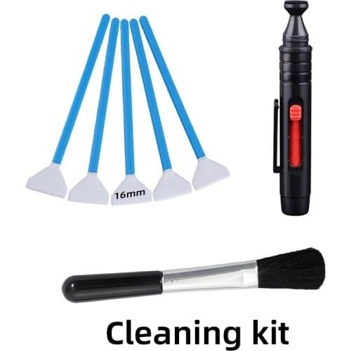 Digital Camera Sensor Cleaner Set for Sony Nikon Canon SLR DSLR Lens Pen Brush Clean Tools 7PCS Camera Lens Cleaning Kit