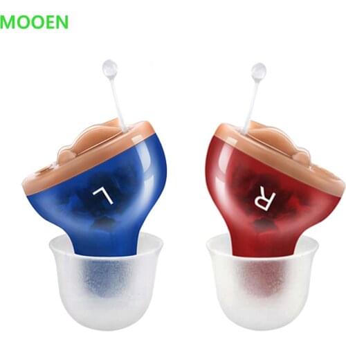 Invisible Hearing Aid Ear Hearing Device CIC Hearing Aid NEW Mini Sound Amplifier Hearing Aids Hearing Amplifier for The Elderly