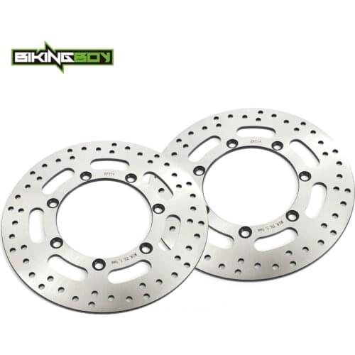 BIKINGBOY Front Brake Discs Rotors Disks For Kawasaki VN 1500 Vulcan Nomad 99 01 VN1500 Fi 2000 2001 2002 2003 2004 2005 Set