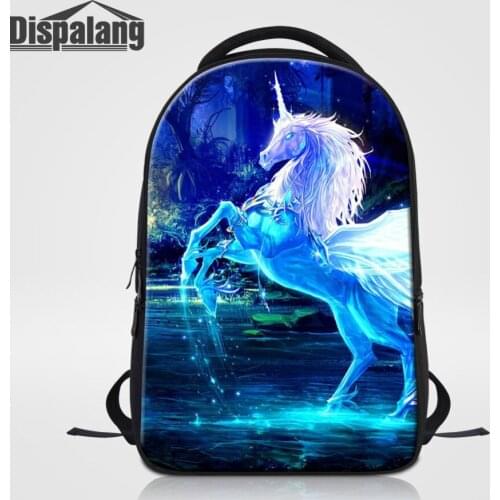 Unicorn Laptop Backpack For Teenagers Multifunctional School Bags For 14 Inch Notebook College Bookbag Women Men Casual Rucksack