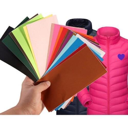 2 pcs/pack Self-adhesive patch Nylon Sticker Multicolor Cloth Patch coat clothes Patches DIY craft costume sewing Fabric