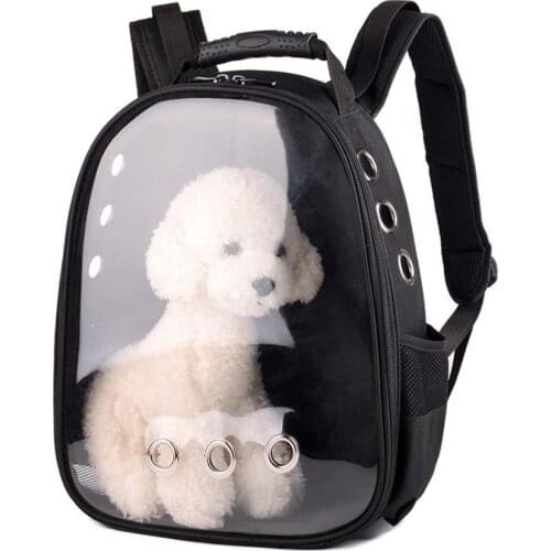 Cat Bag Breathable Portable Pet Carrier Fashion Men Women Bag Outdoor Travel Backpack Dog Cat Transparent Space Pet Bag E11436
