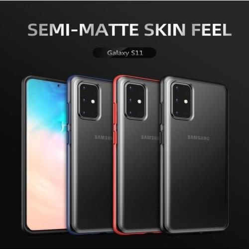 For Samsung S20 S20 Plus Ultra Translucent Semi Matte Micro Sanding Case TPU + PC Soft Cover Drop proof mobile phone case