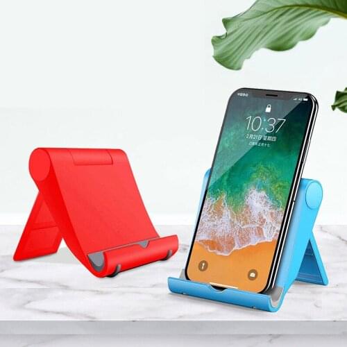 Foldable Cradle Universal Phone Holder For Samsung IPhone X XS Grip Bracket For Tablet Phone Stand Multi-angle Desktop Holder