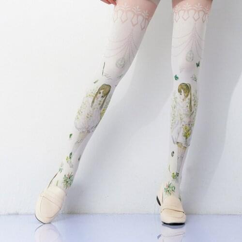 Anime Cool Printed Women Pantyhose Dropship And Bulk