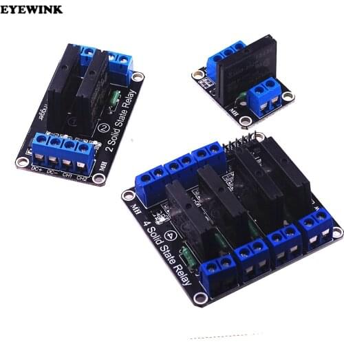 1/2/4 Channel 5V DC Relay Module Solid State High Level OMRON SSR AVR DSP for Arduino