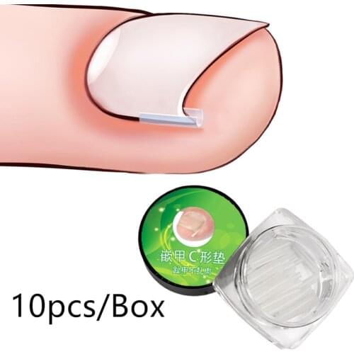 10pcs/set Ingrown Nail Pad Ortho Nail Filling Nail Groove Pad Ingrown Nail Corrector Ingrown Nail Artifact