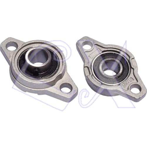 2pcs/lots Zinc alloy diamond bearing seat KFL004/005/006 inner hole 25mm30mm35mm small bearing with seat