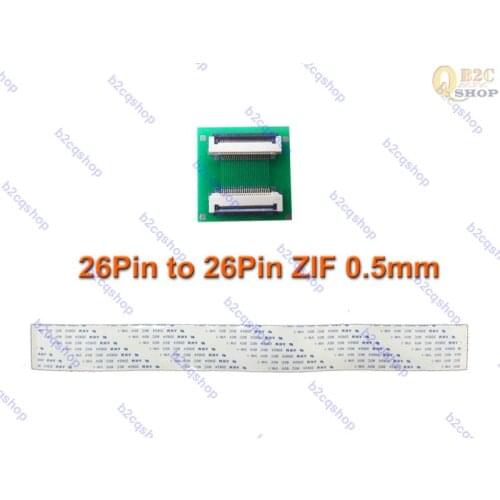 26Pin to 26Pin ZIF 0.5mm FFC FPC connector adapter with extension flat cable FFC extend