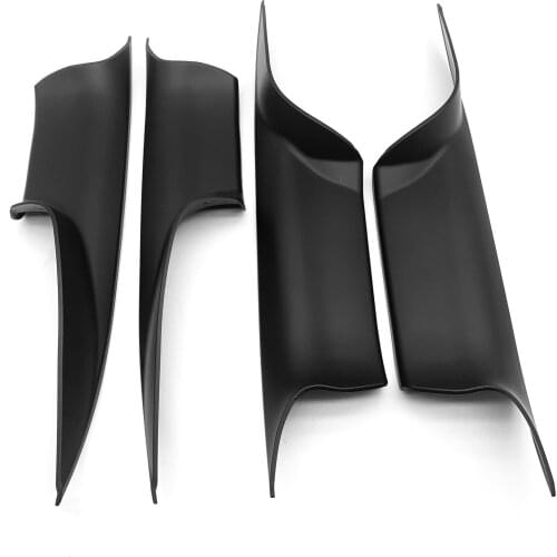 4PCS Black Car Interior Door Pull Handle for BMW 7-Series F01 F02