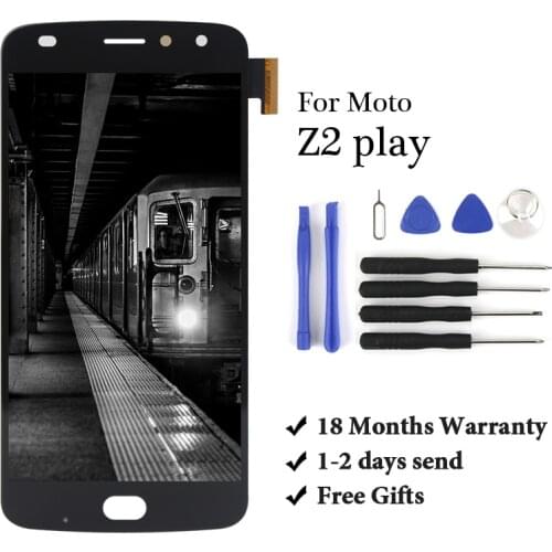 5.5''For Motolora Z2 play XT1710 XT1710-01 LCD Touch Screen Digiziter Assembly Replacement For moto Z2 Play display with gift