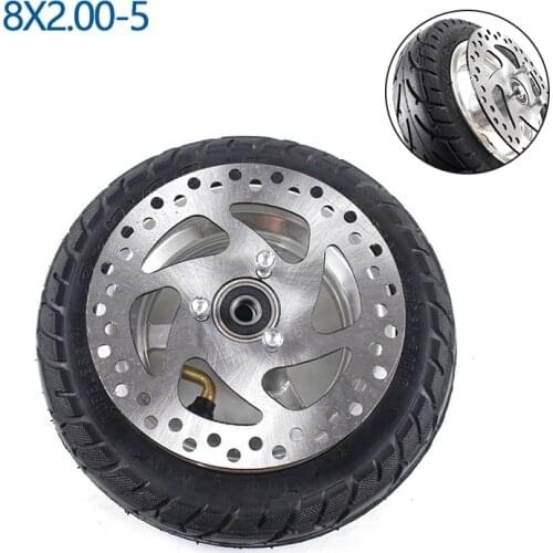 8x2.00-5 Tubeless Tire Wheel Tyre 8X2.00-5 wheel hub For Kugoo C3 S3 S2 MINI Electric BIKE