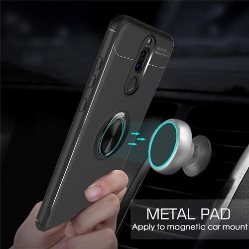 Ring Case For Samsung Galaxy S20 S10 9 8 Plus Silicone Shockproof Holder Back Cover For Samsung S10E S10 Lite S20 Ultar S7 Edge