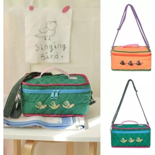Children Cartoon Shoulder Cag Portable Lunch Bag Picnic Bag Folding Insulation Picnic Ice Pack Food Thermal Bag Drink Carrier