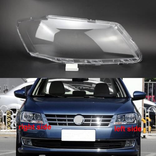 For Volkswagen VW Lavida 2012 2013 Front Headlamps Transparent Lampshade Headlight Shell Through