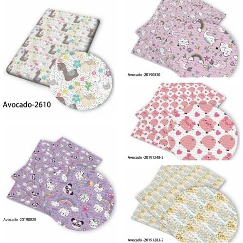 Huangtao Diy 50X150cm Animal Printing Cartoon Character Pattern Double Brush Poly Fabric By Yard 100% Polyester Fabric