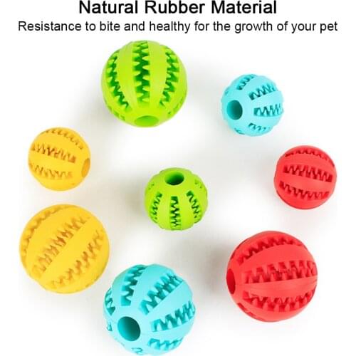 Toys for Dogs Rubber Ball For Puppy Funny Dog Toys Pet Puppies Large Cleaning Snack Ball Toy For Pet Products Puppy Teething