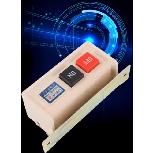 Push Button ON/Off Switch for Industrial Sewing Machine 12V, 24V, 36V, 110V, 220V, 380V 10A Sewing Machine Switch Starter