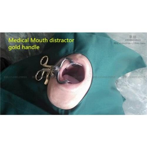 Medical Mouth distractor stainless steel Mouth gag oral cavity dental open driver household Practice Open mouth Tooth speculum