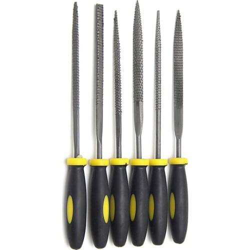 2021 New 6Pcs 140mm Mini Metal Filing Rasp Needle File Wood Tools Hand Woodworking
