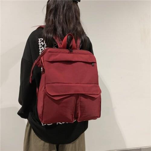 Womens Backpack Fashion Travel Bagpack College Student Laptop Backbag Korea Book bag school bag for teenager girls Mochila 2021