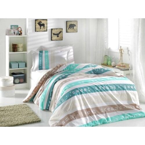 Hobby Tek Personality Poplin Quilt Cover Set Sweet Dreams Green