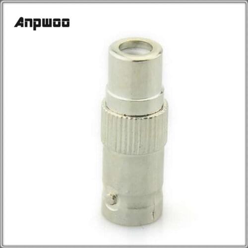 BNC Female to RCA Female Coupler Coaxial RG59 Converter Adapter CCTV Jack CCTV Camera Accessories BNC Female Connector Anpwoo