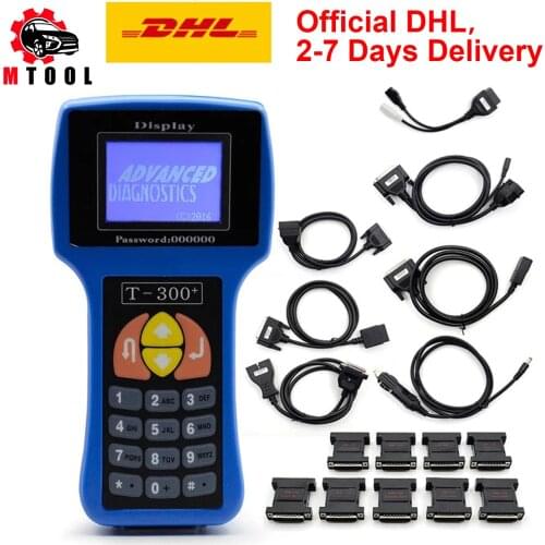 T300 Car Key Programmer T-code v17.8 OBDII OBD2 Multi Vehicle Diagnostic Tool Auto Key Programmer for Locksmith fast shipping