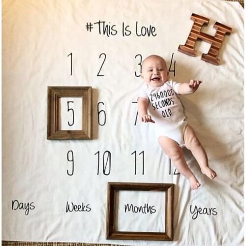 Baby Photography Props Blanket Newborn Girls Boys Photos Background Cotton Infant Fashion Selfie Background Cloth 100x100CM