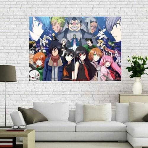 Custom Akame Ga Kill! Poster home Decoration cloth fabric wall poster print Fabric Print 27*40cm 30*45cm Drop Shipping