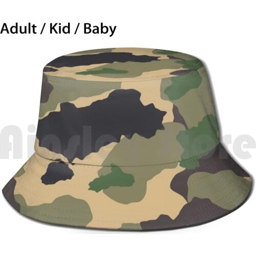 Desert Cammo Style Sun Hat Foldable UV Protection Cammo Camouflage Army Forces Green Manoeuvres Desert