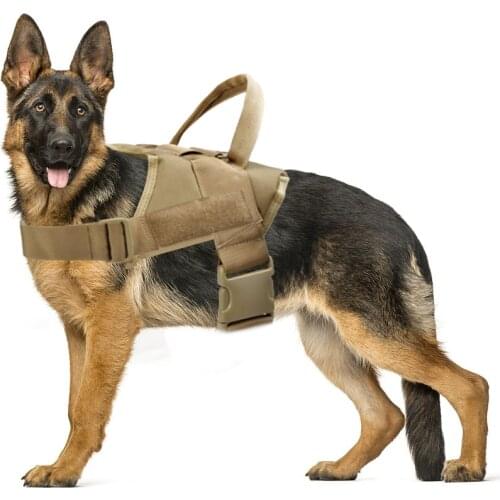 Tactical Dog harness K9 For Medium large dog German Shepherd working training vest harnesses dog supplies