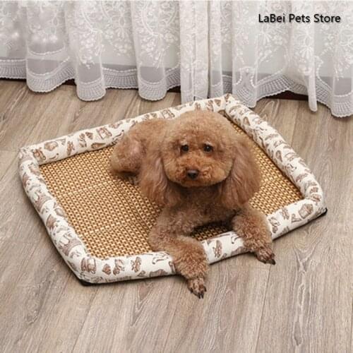 Waterproof Anti-skid Dog Mat Cooling Summer Pad Mat Cat Blanket Sofa Breathable Pet Dog Bed Summer Washable For Dogs Cats